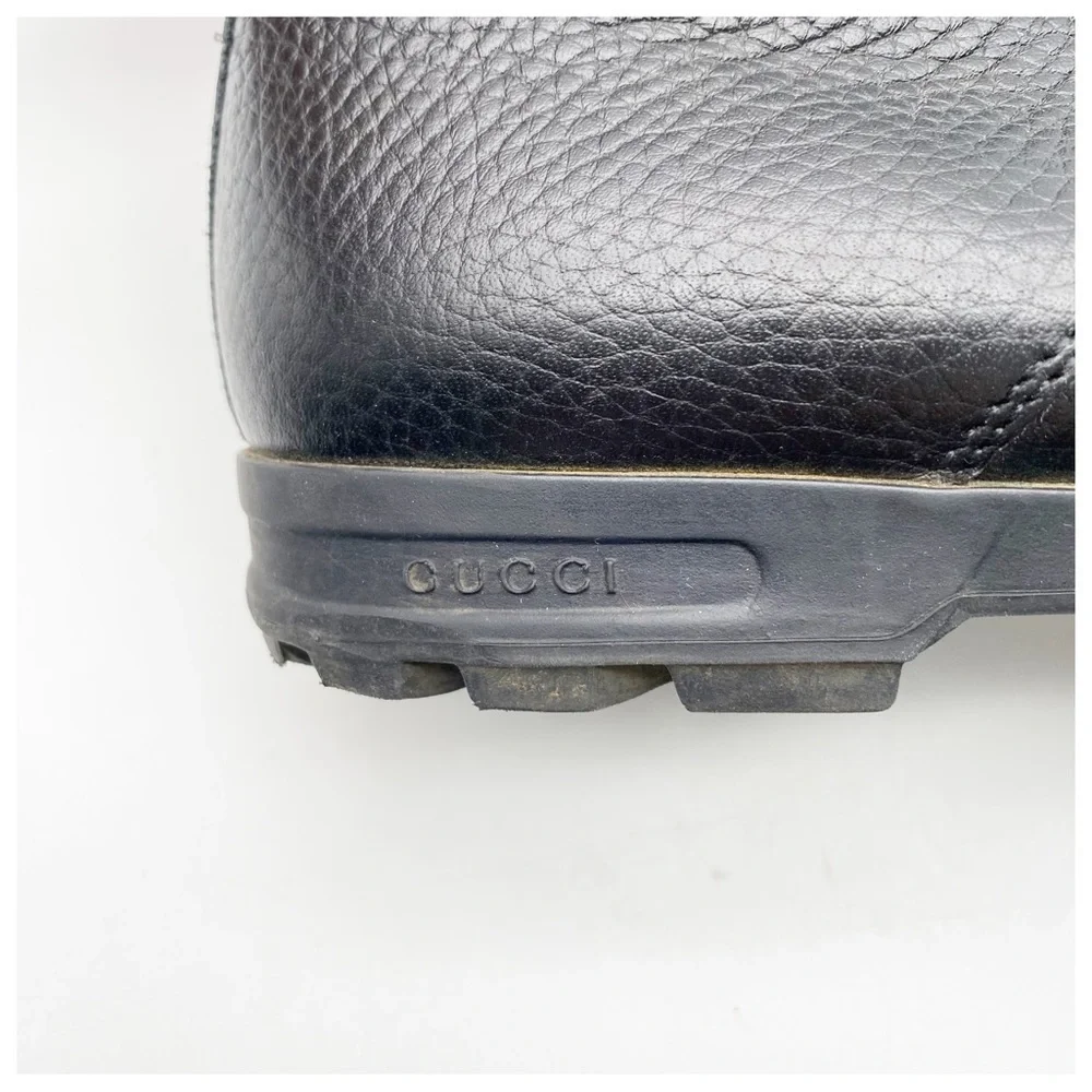 Gucci‎ Kids Black Lace Up Boots Size 32